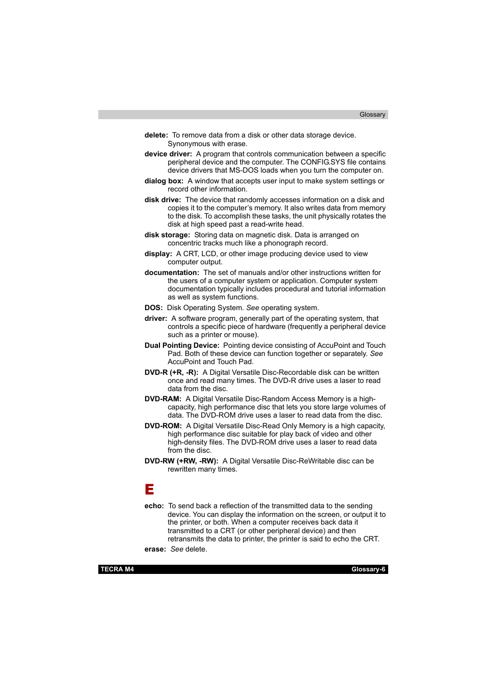 Toshiba Tecra M4 User Manual | Page 225 / 237