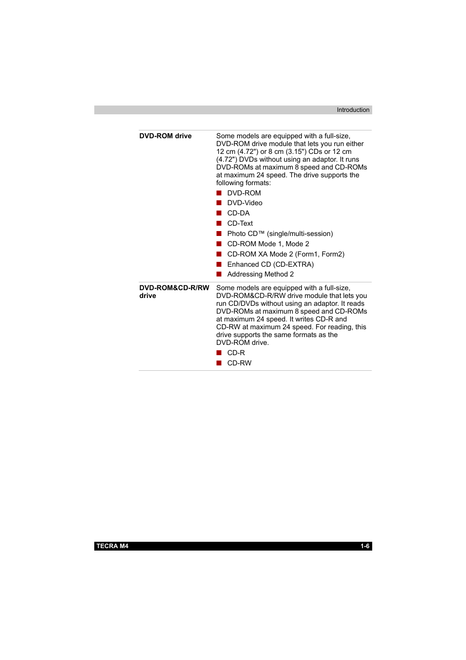 Toshiba Tecra M4 User Manual | Page 23 / 237