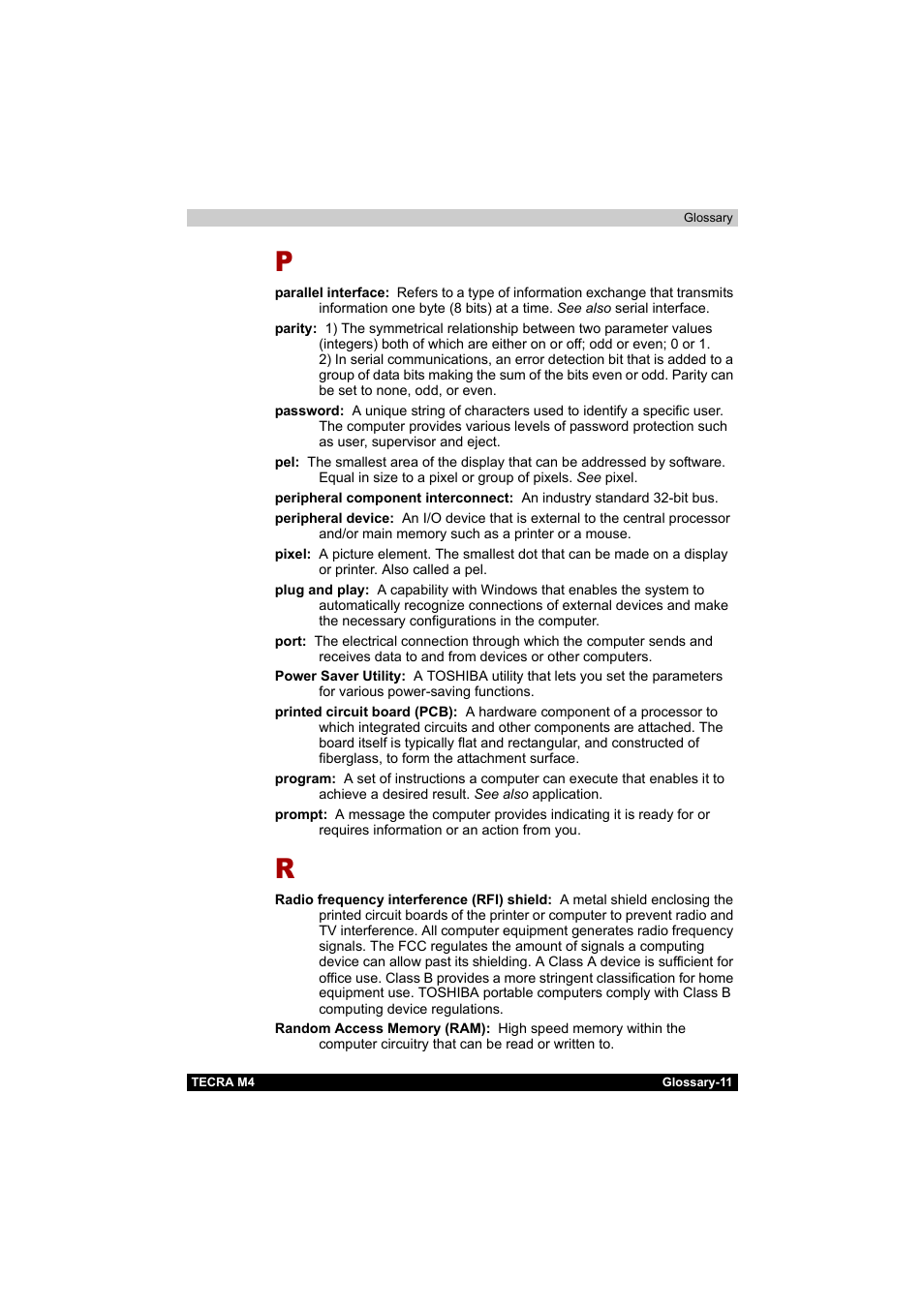 Toshiba Tecra M4 User Manual | Page 230 / 237