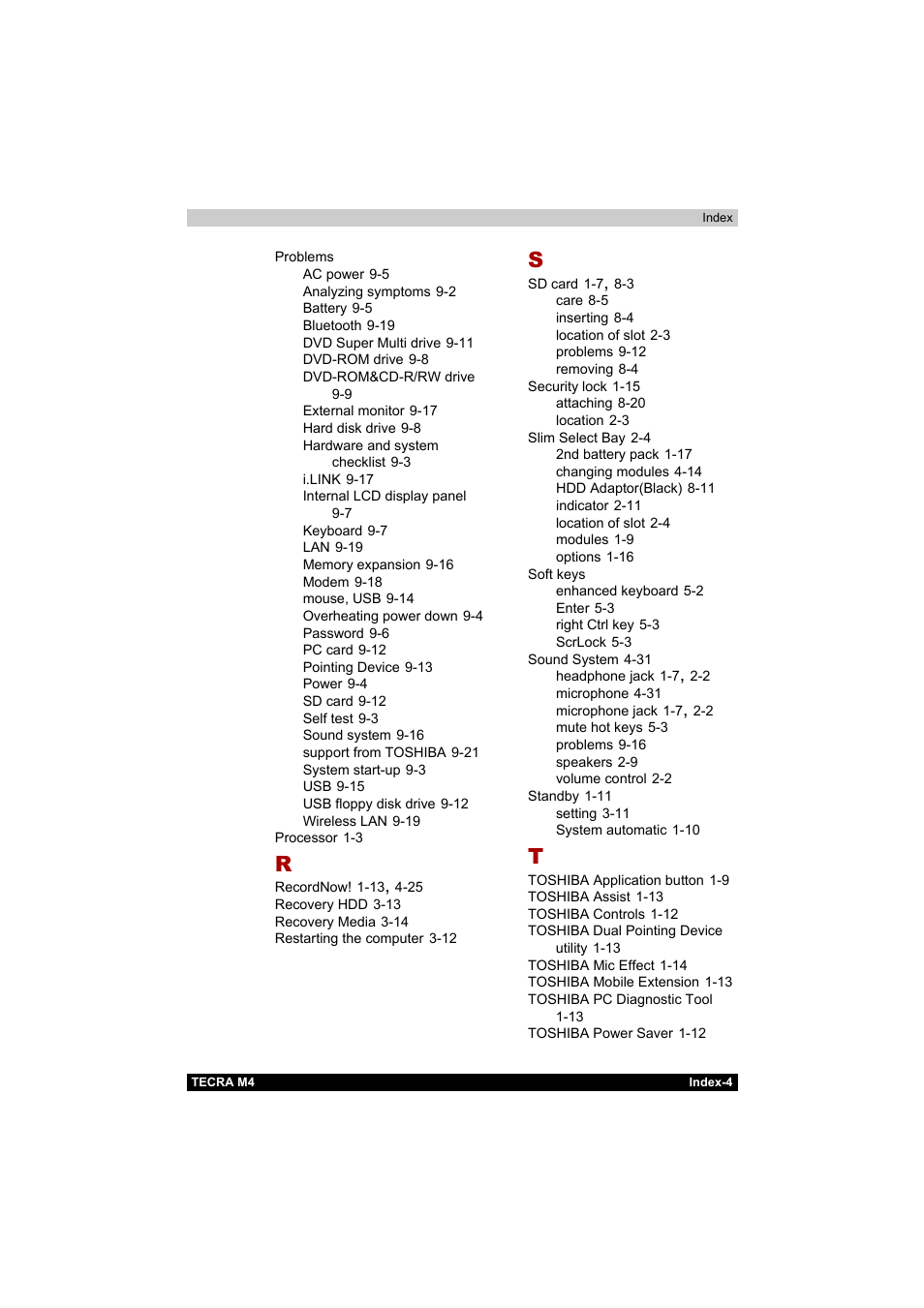 Toshiba Tecra M4 User Manual | Page 236 / 237