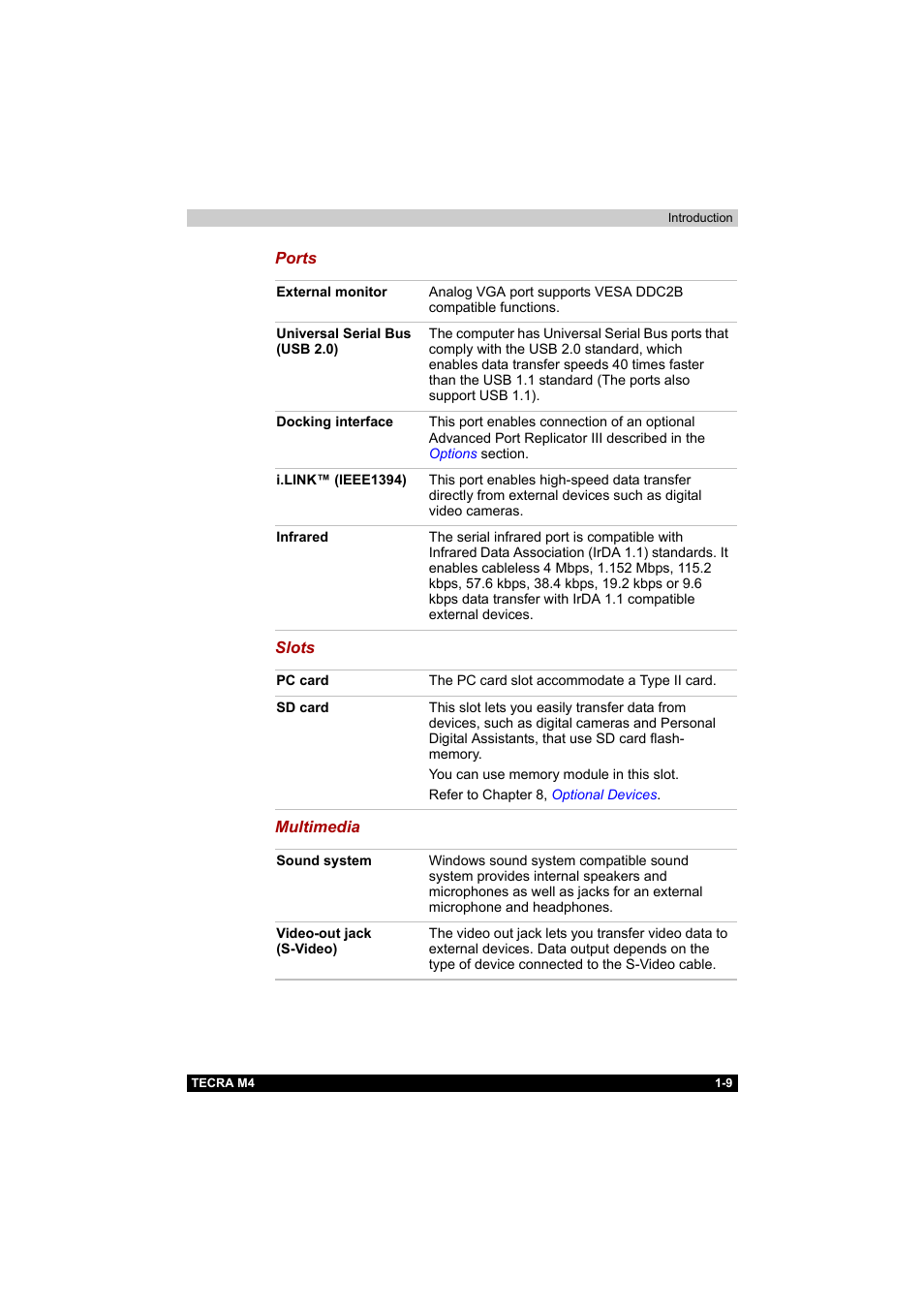 Toshiba Tecra M4 User Manual | Page 26 / 237