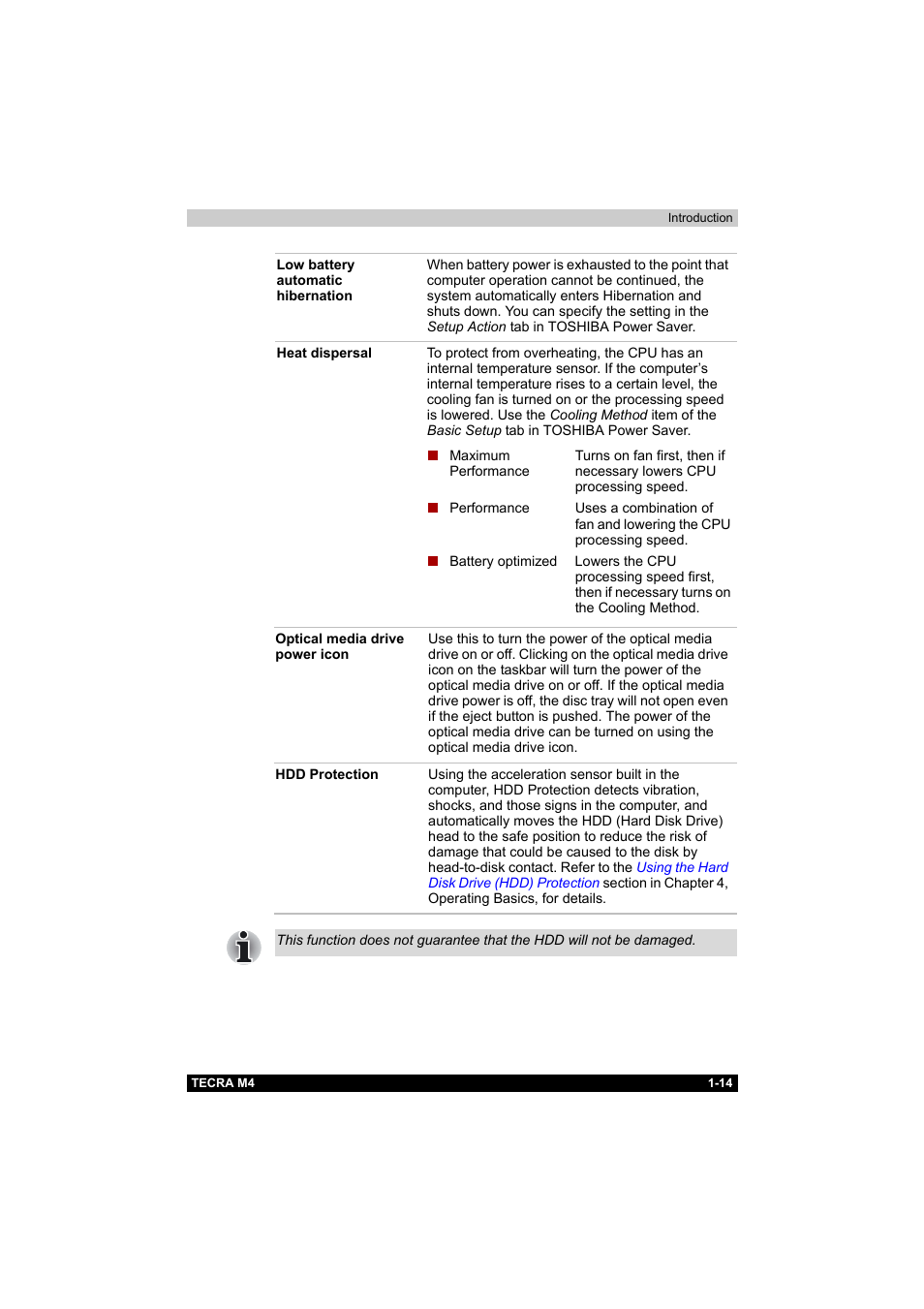 Toshiba Tecra M4 User Manual | Page 31 / 237