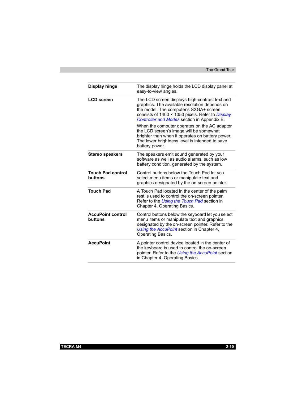 Toshiba Tecra M4 User Manual | Page 47 / 237