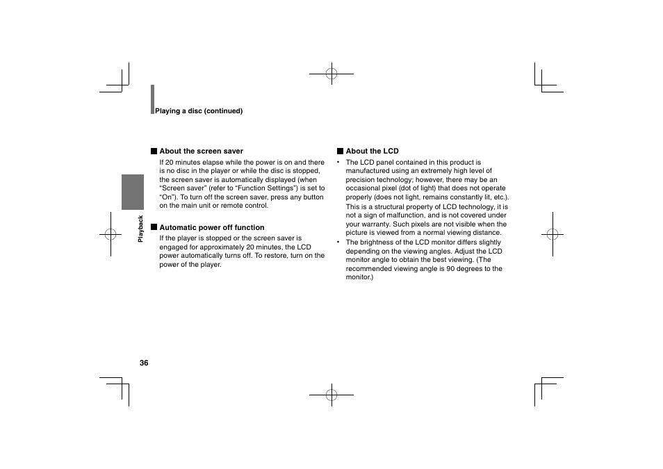 Toshiba SDP75S User Manual | Page 36 / 74