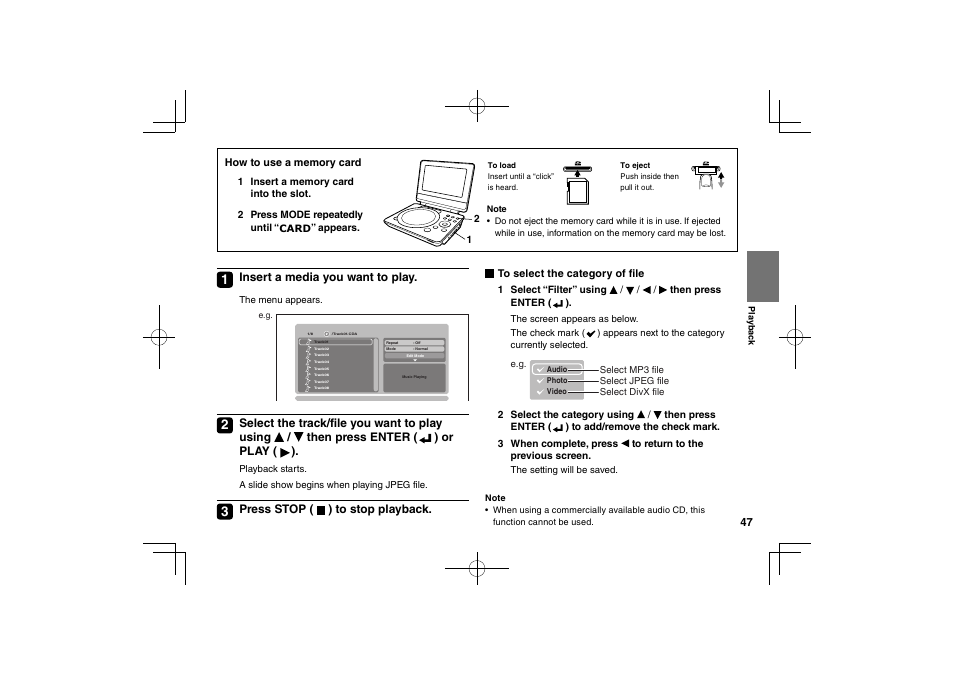 Toshiba SDP75S User Manual | Page 47 / 74