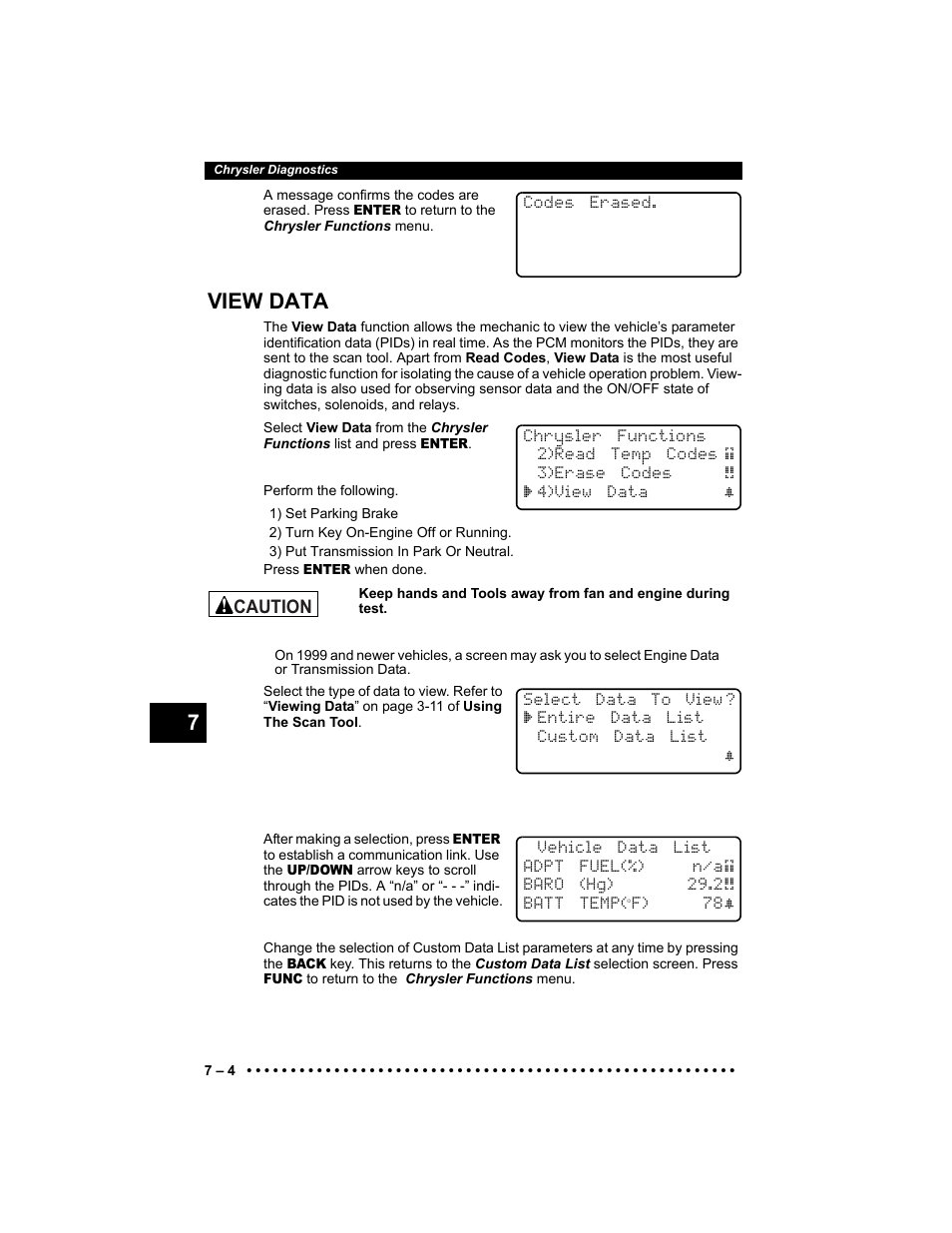 View data | Actron 9640 User Manual | Page 116 / 156