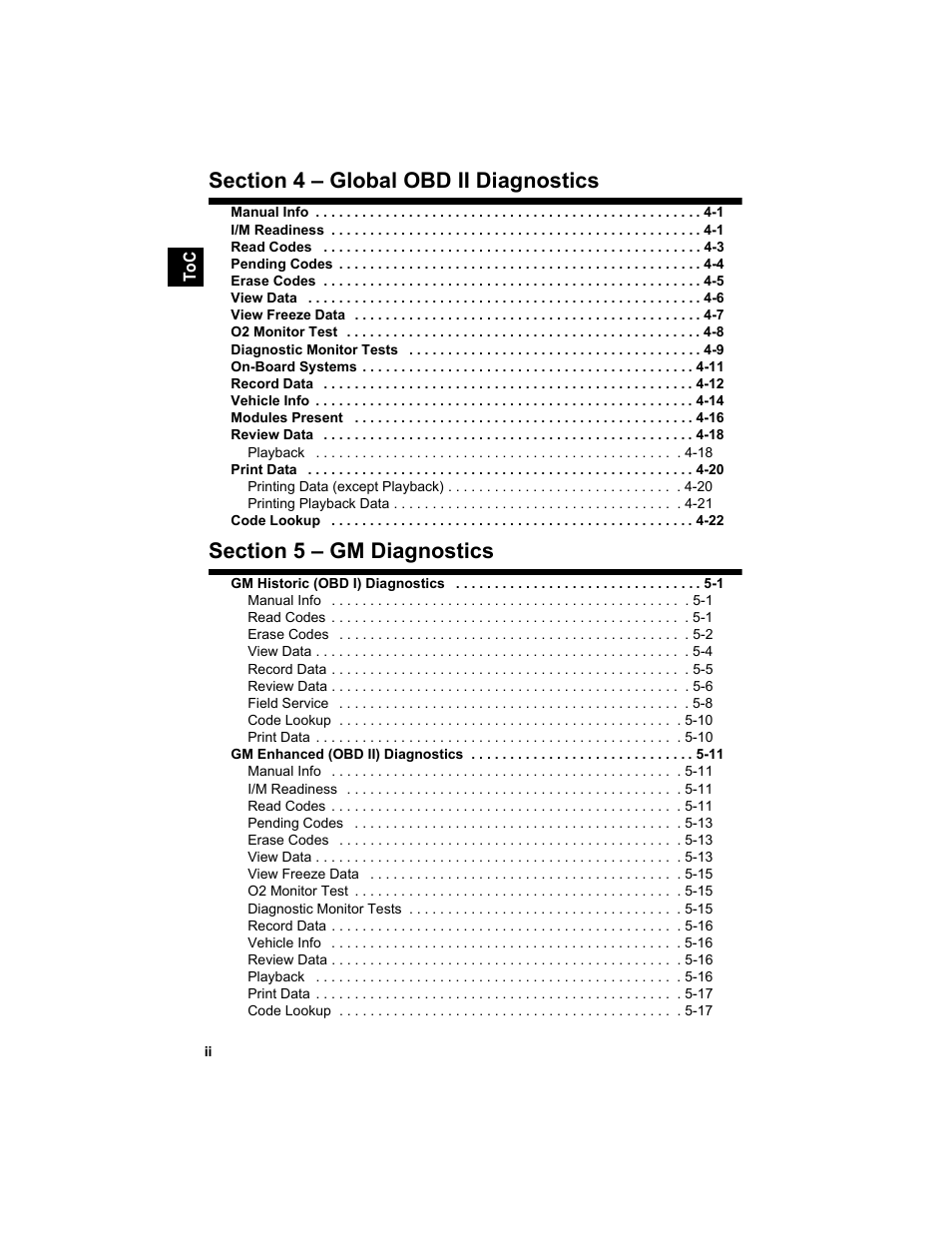 Actron 9640 User Manual | Page 12 / 156