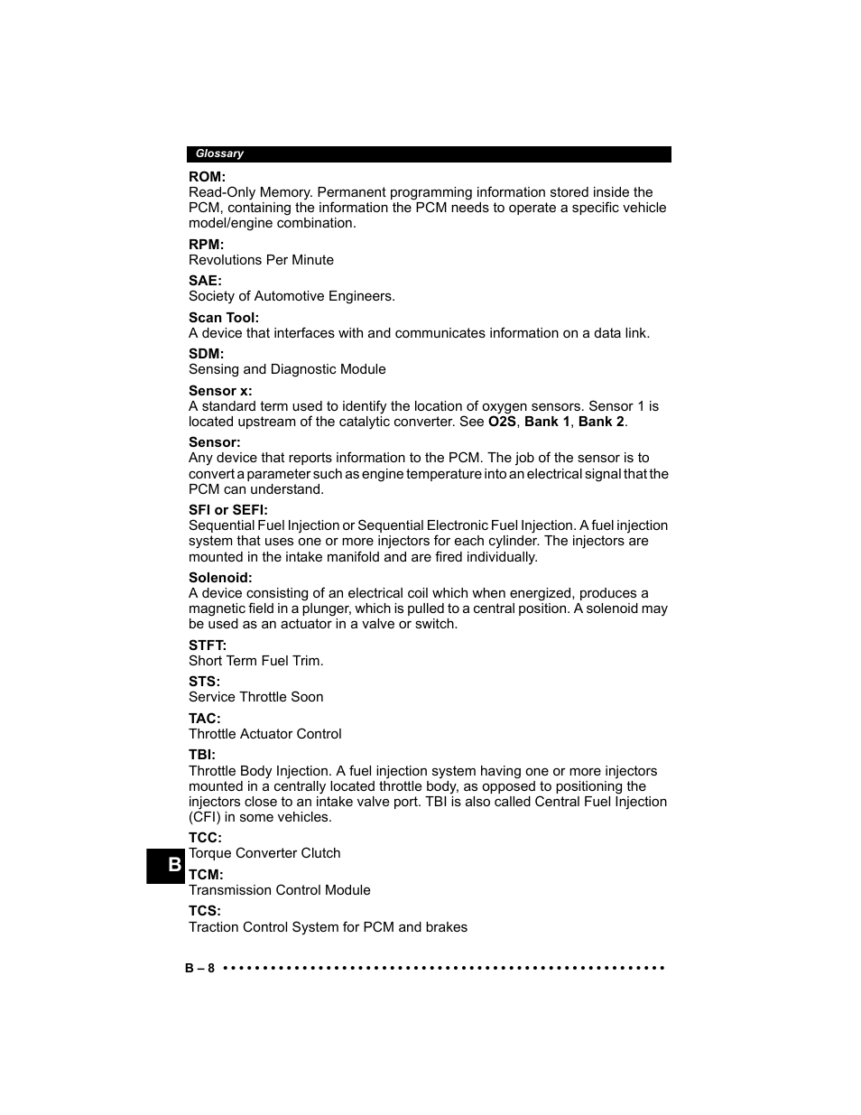 Actron 9640 User Manual | Page 152 / 156