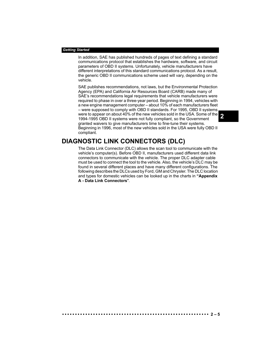 Diagnostic link connectors (dlc) | Actron 9640 User Manual | Page 21 / 156