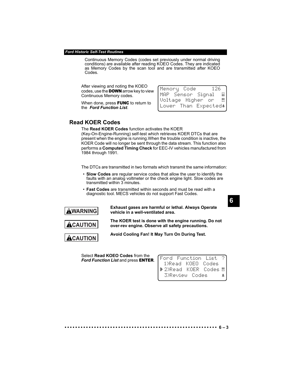 Read koer codes | Actron 9640 User Manual | Page 83 / 156