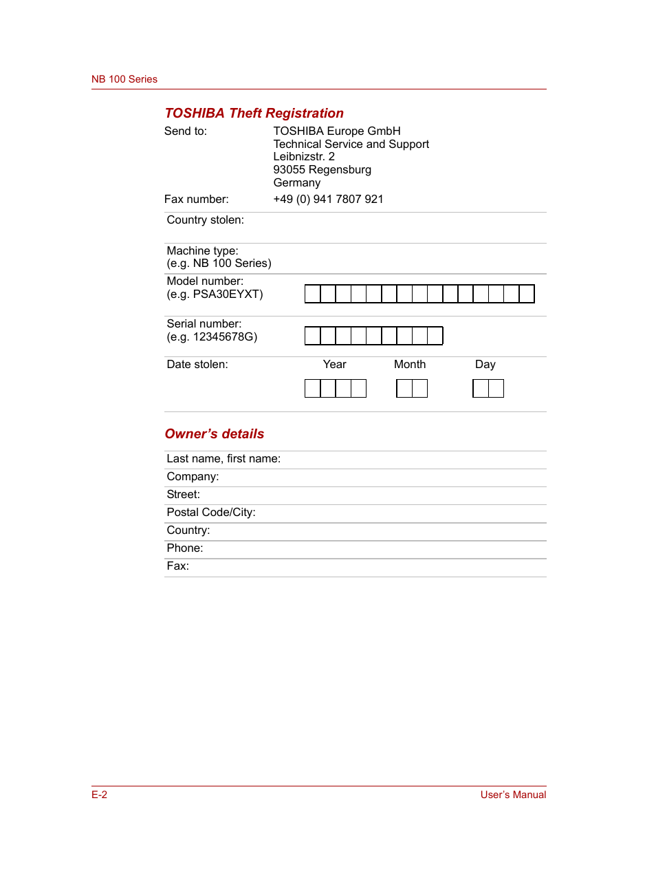 Toshiba NB100 User Manual | Page 110 / 127