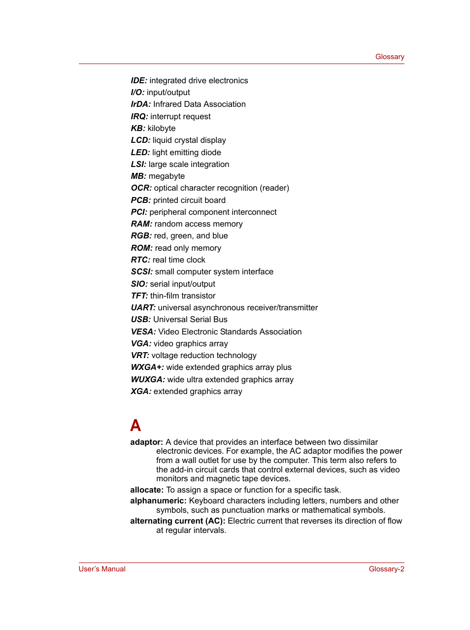 Toshiba NB100 User Manual | Page 112 / 127