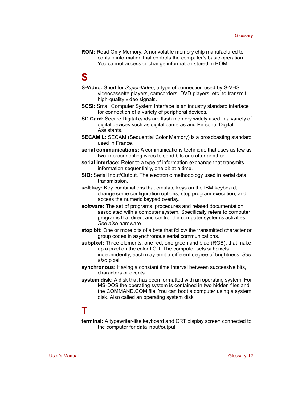 Toshiba NB100 User Manual | Page 122 / 127