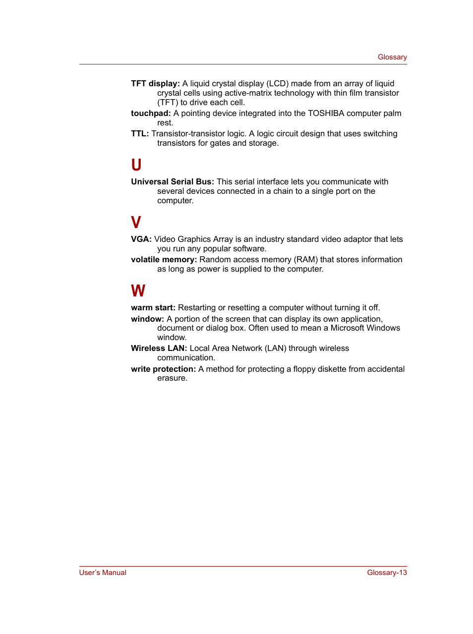 Toshiba NB100 User Manual | Page 123 / 127