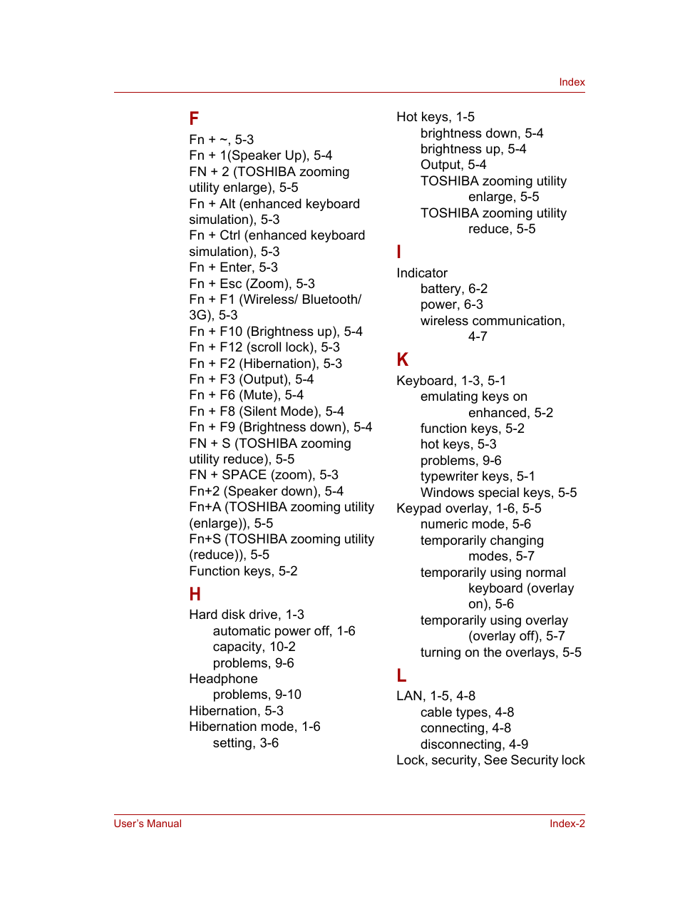 Toshiba NB100 User Manual | Page 125 / 127