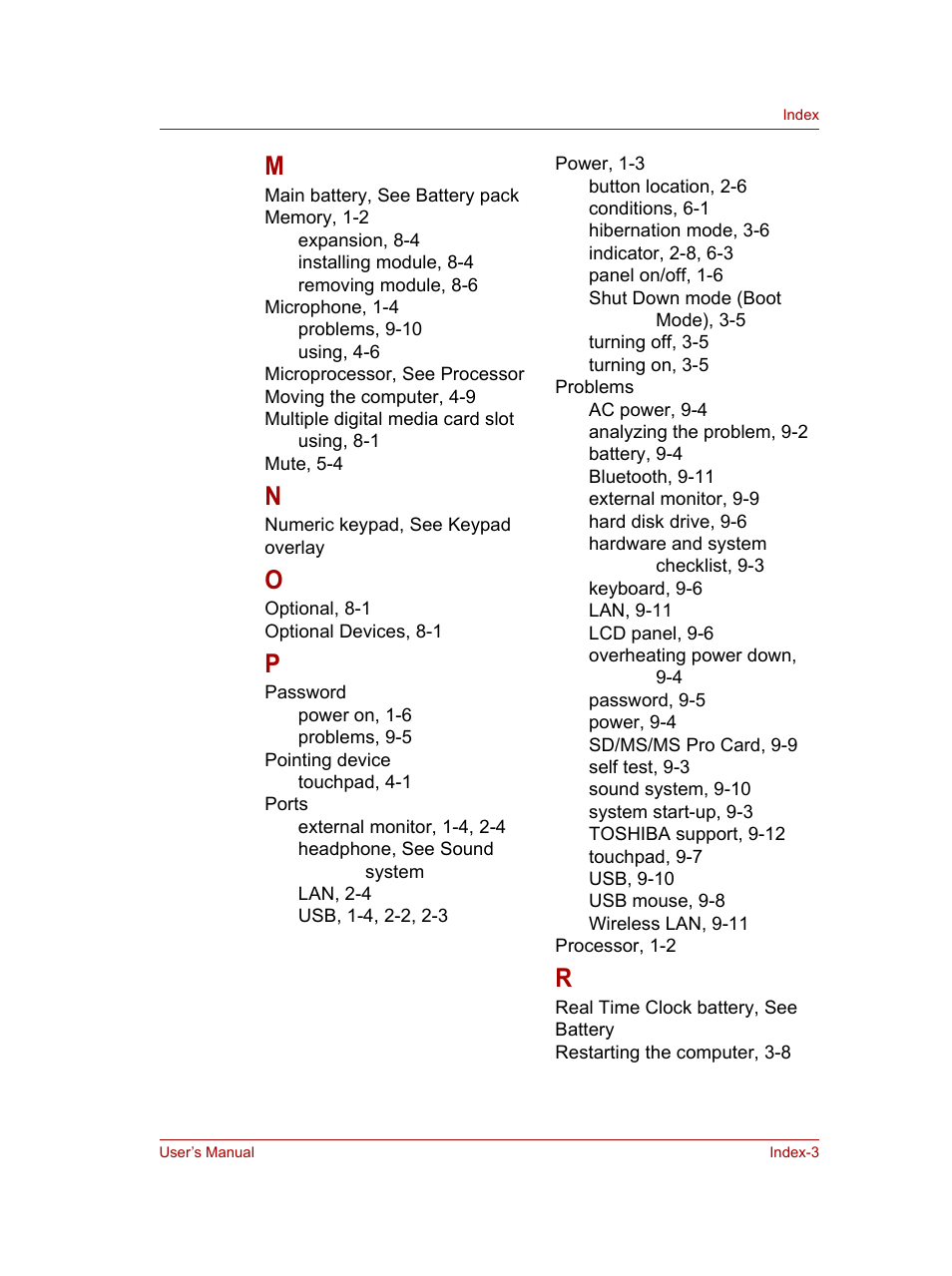 Toshiba NB100 User Manual | Page 126 / 127