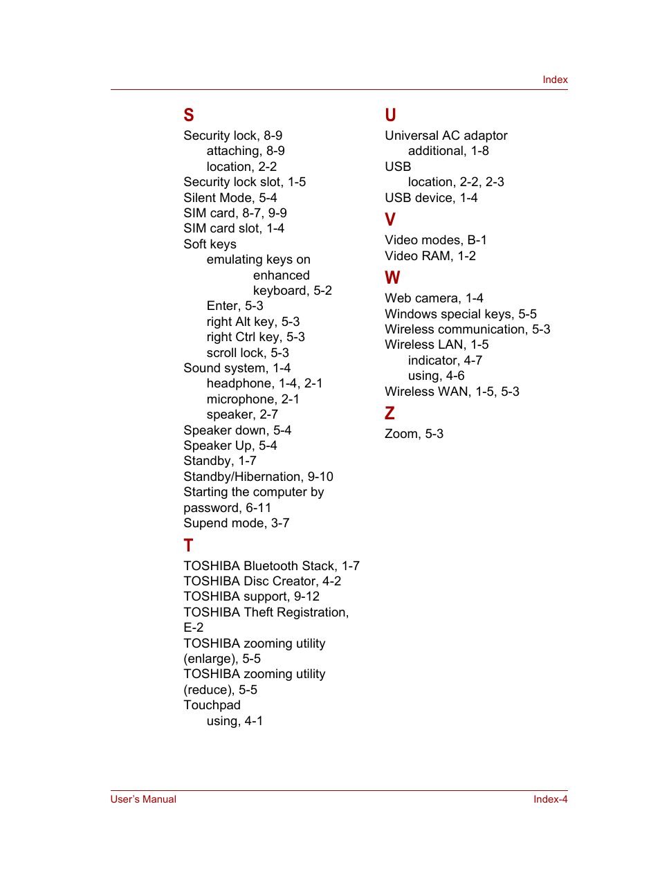 Toshiba NB100 User Manual | Page 127 / 127