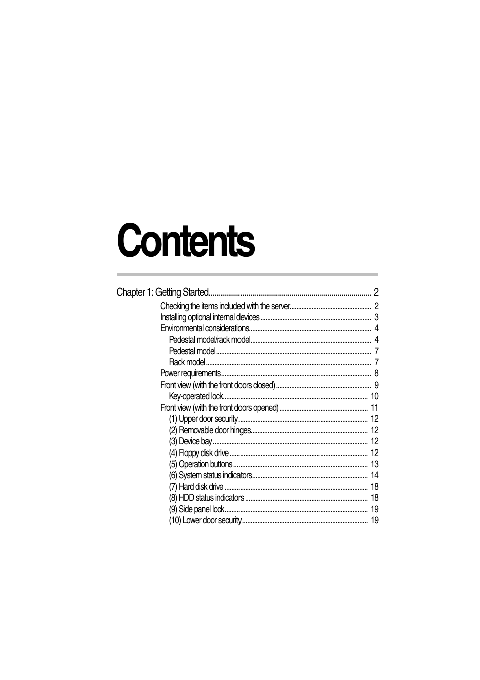 Toshiba Magnia 3310 User Manual | Page 14 / 257