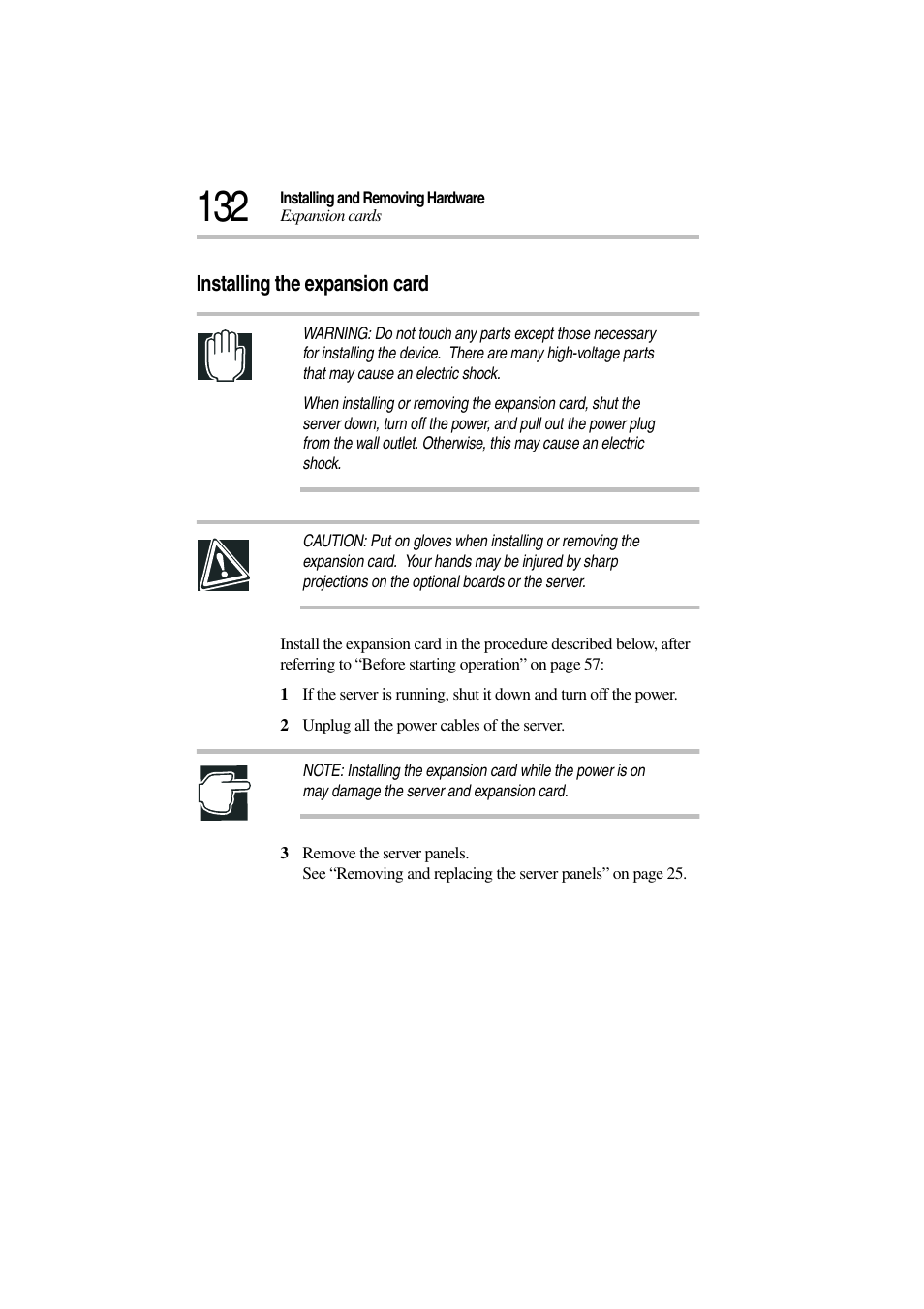 Installing the expansion card | Toshiba Magnia 3310 User Manual | Page 150 / 257