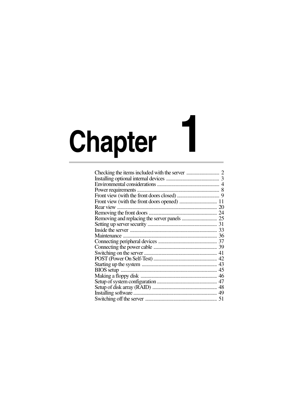 Chapter 1 | Toshiba Magnia 3310 User Manual | Page 20 / 257