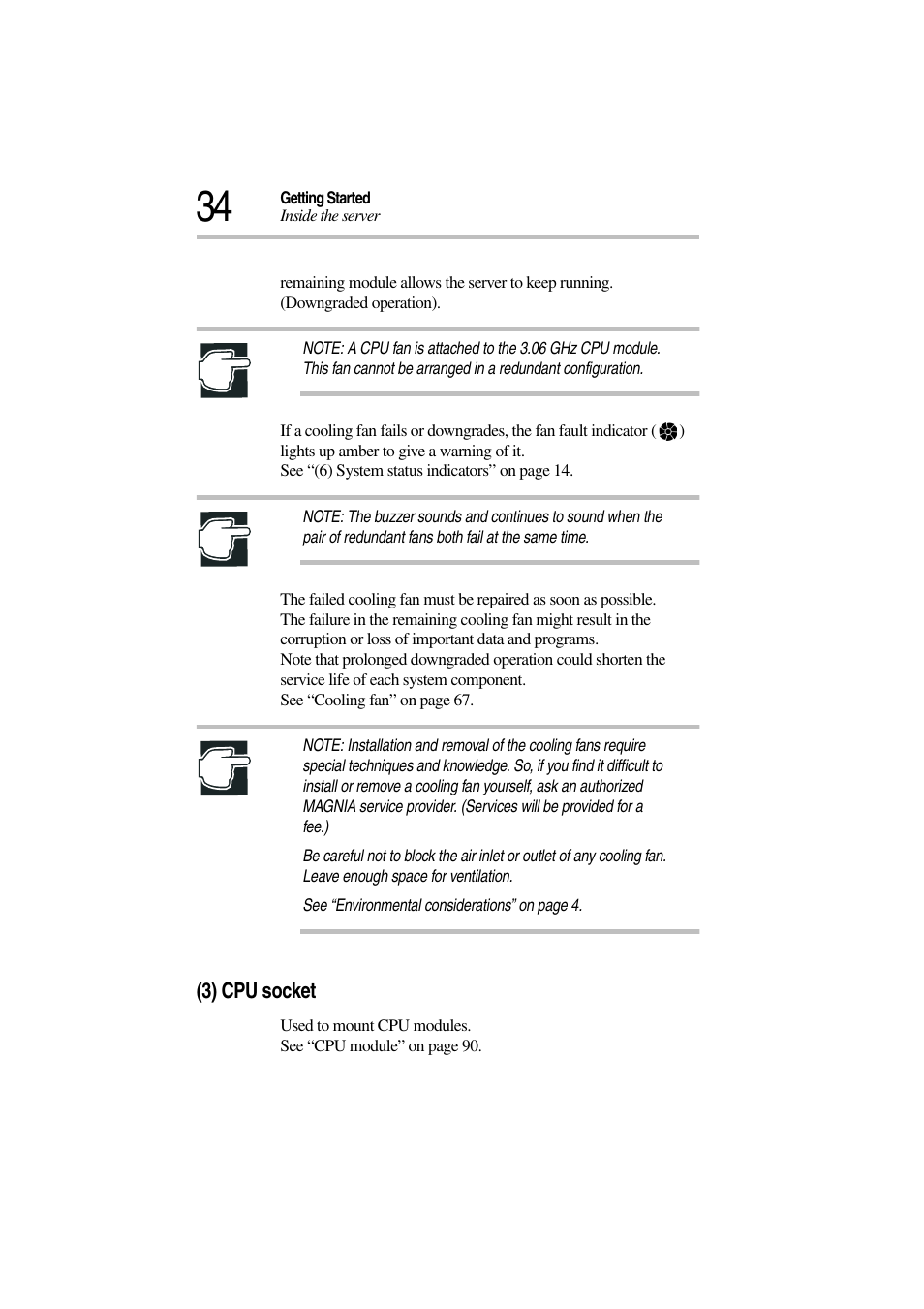 3) cpu socket | Toshiba Magnia 3310 User Manual | Page 53 / 257