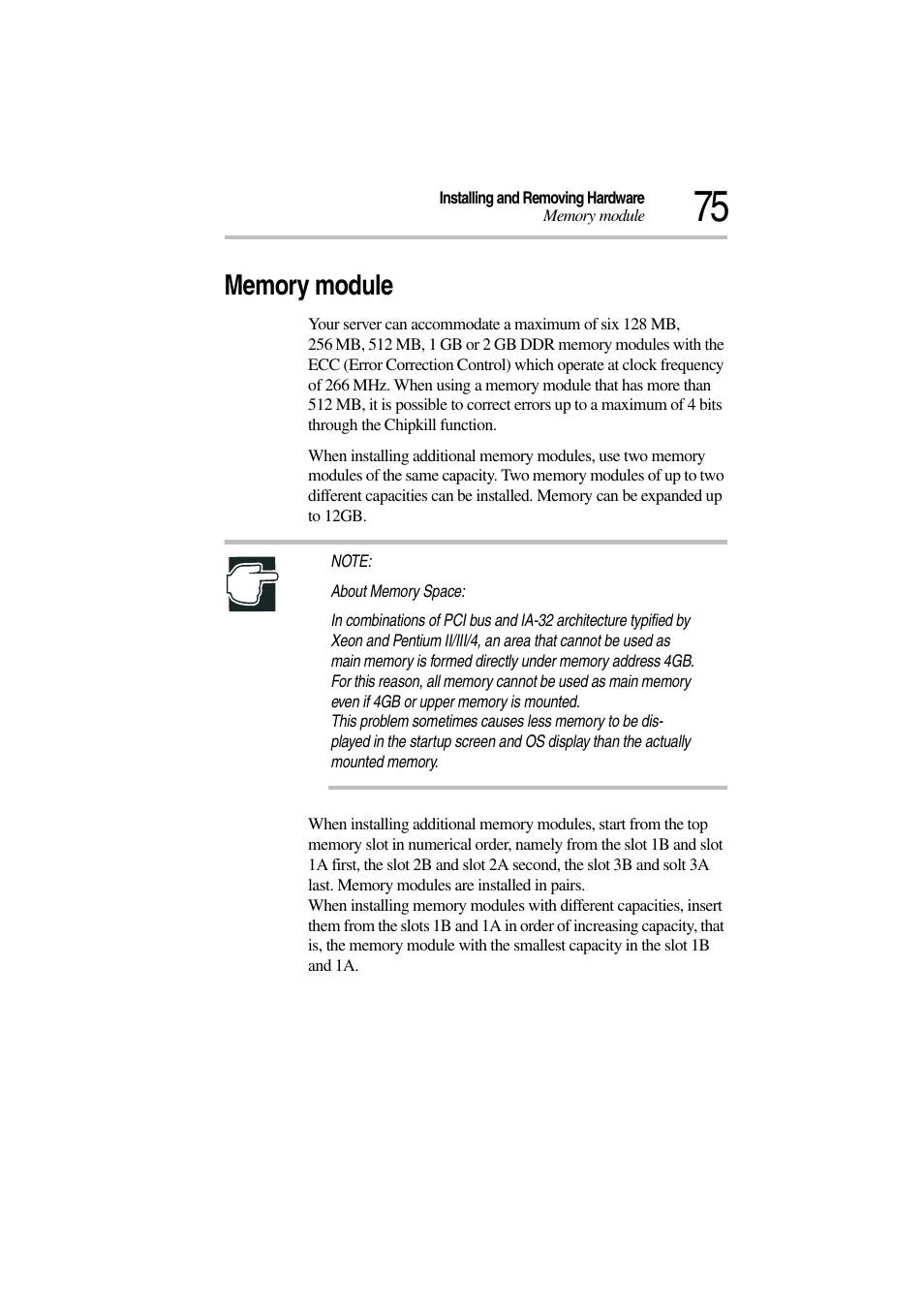 Memory module | Toshiba Magnia 3310 User Manual | Page 93 / 257