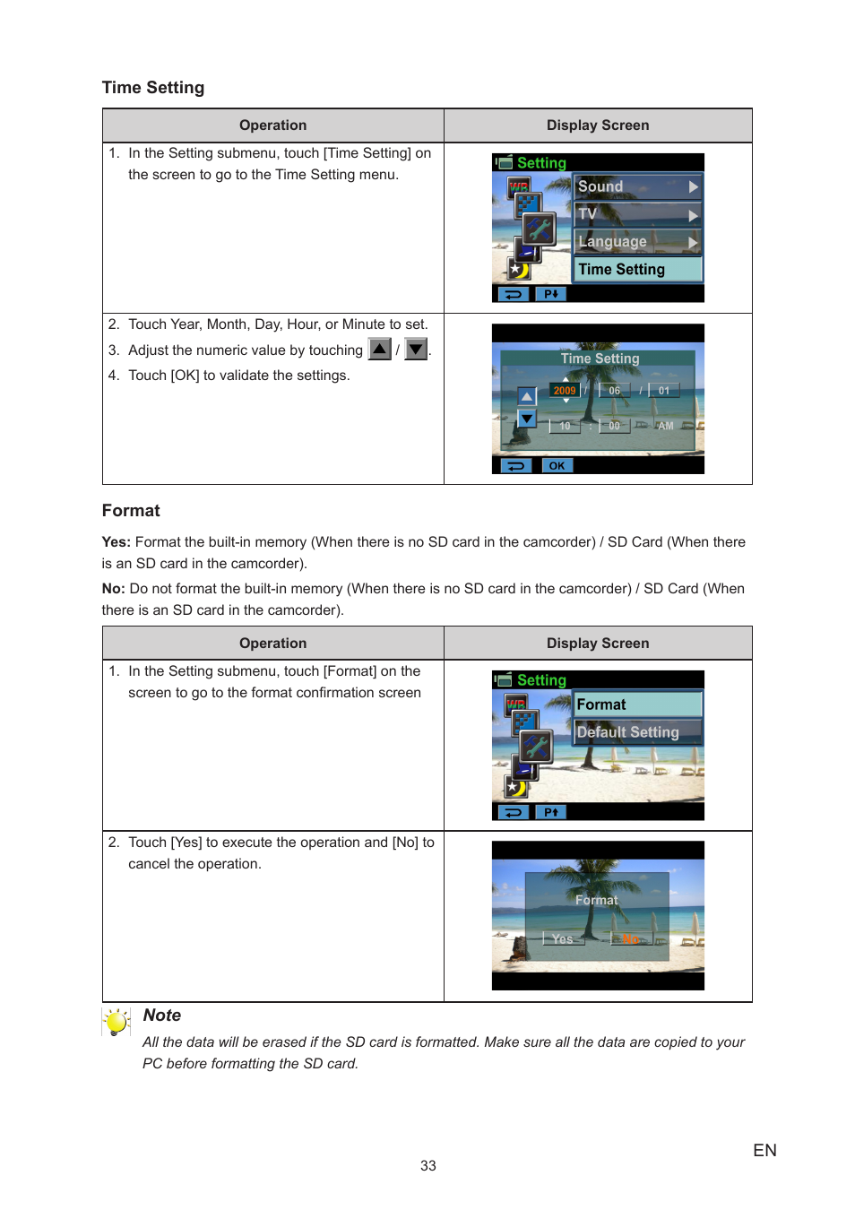 Toshiba Camileo A35 User Manual | Page 33 / 52