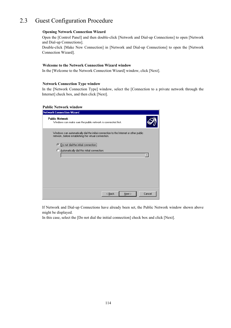 3 guest configuration procedure | Toshiba Magnia 550d User Manual | Page 126 / 140