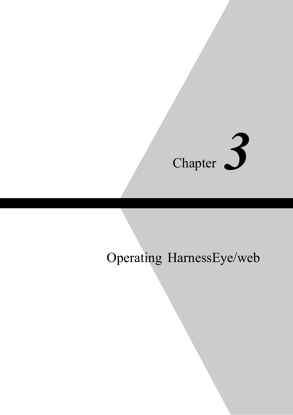 Chapter 3, Chapter3 operating harnesseye/web, Chapter | Toshiba Magnia 550d User Manual | Page 35 / 140