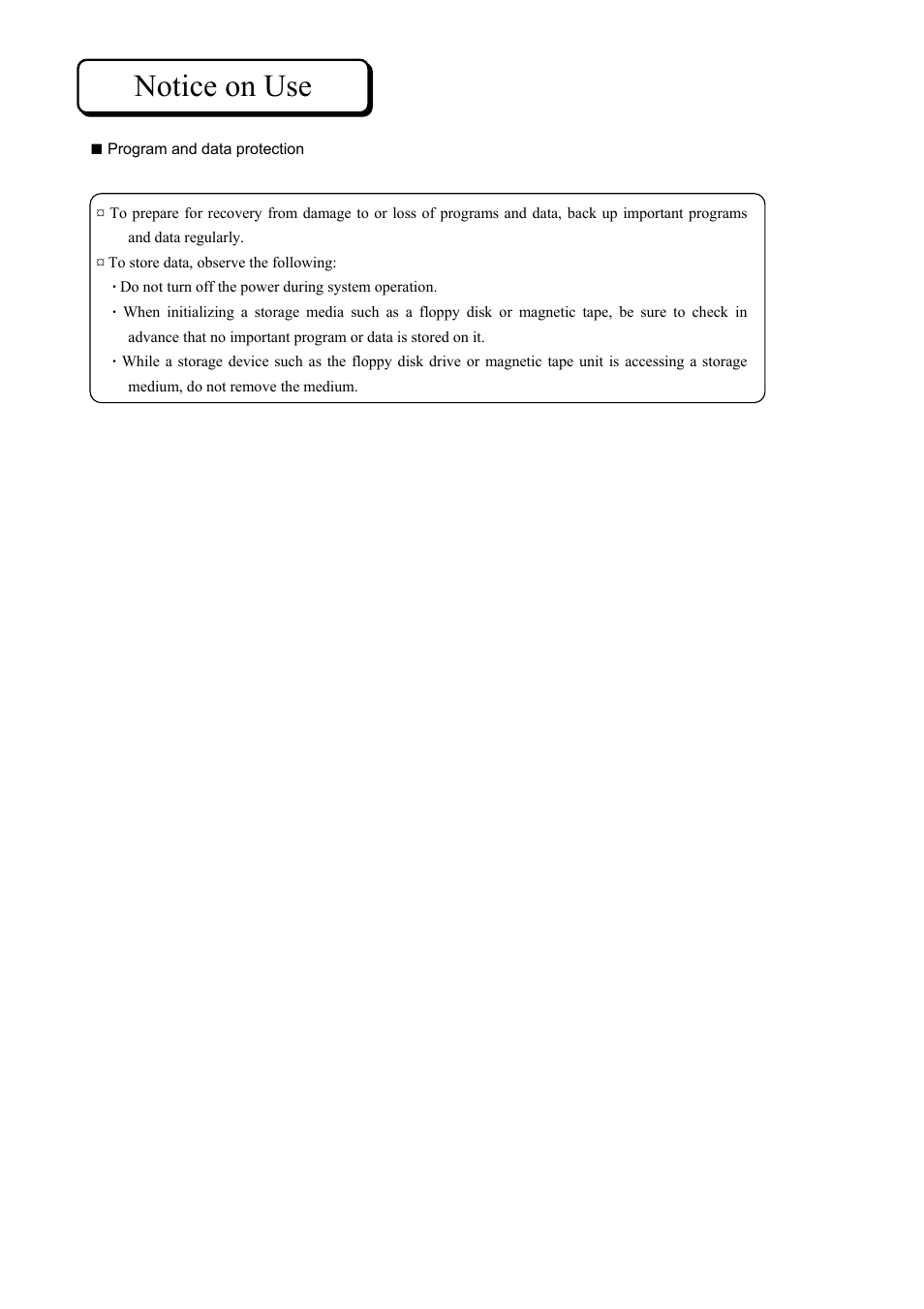 Notice on use | Toshiba Magnia 550d User Manual | Page 4 / 140