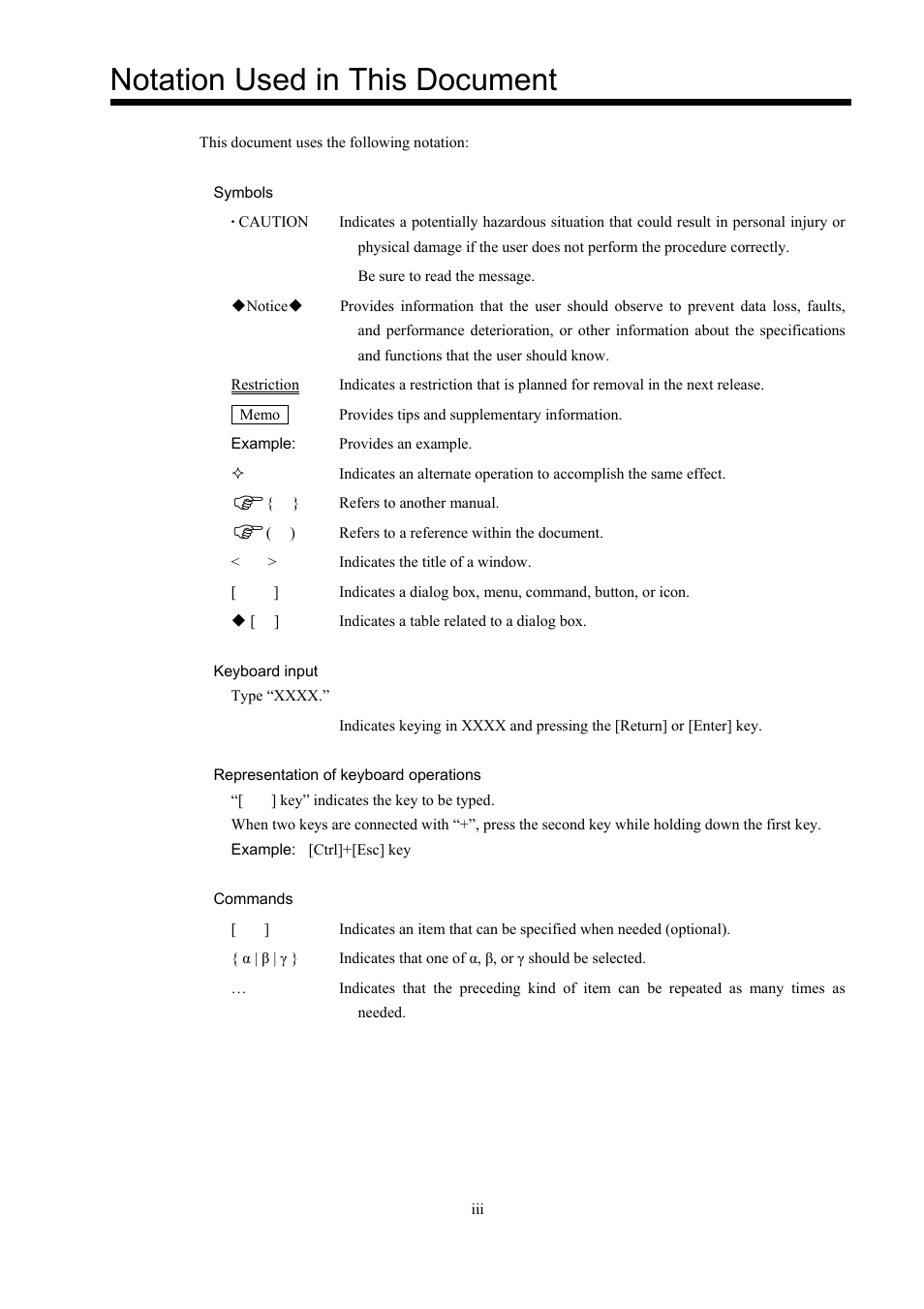 Notation used in this document | Toshiba Magnia 550d User Manual | Page 9 / 140