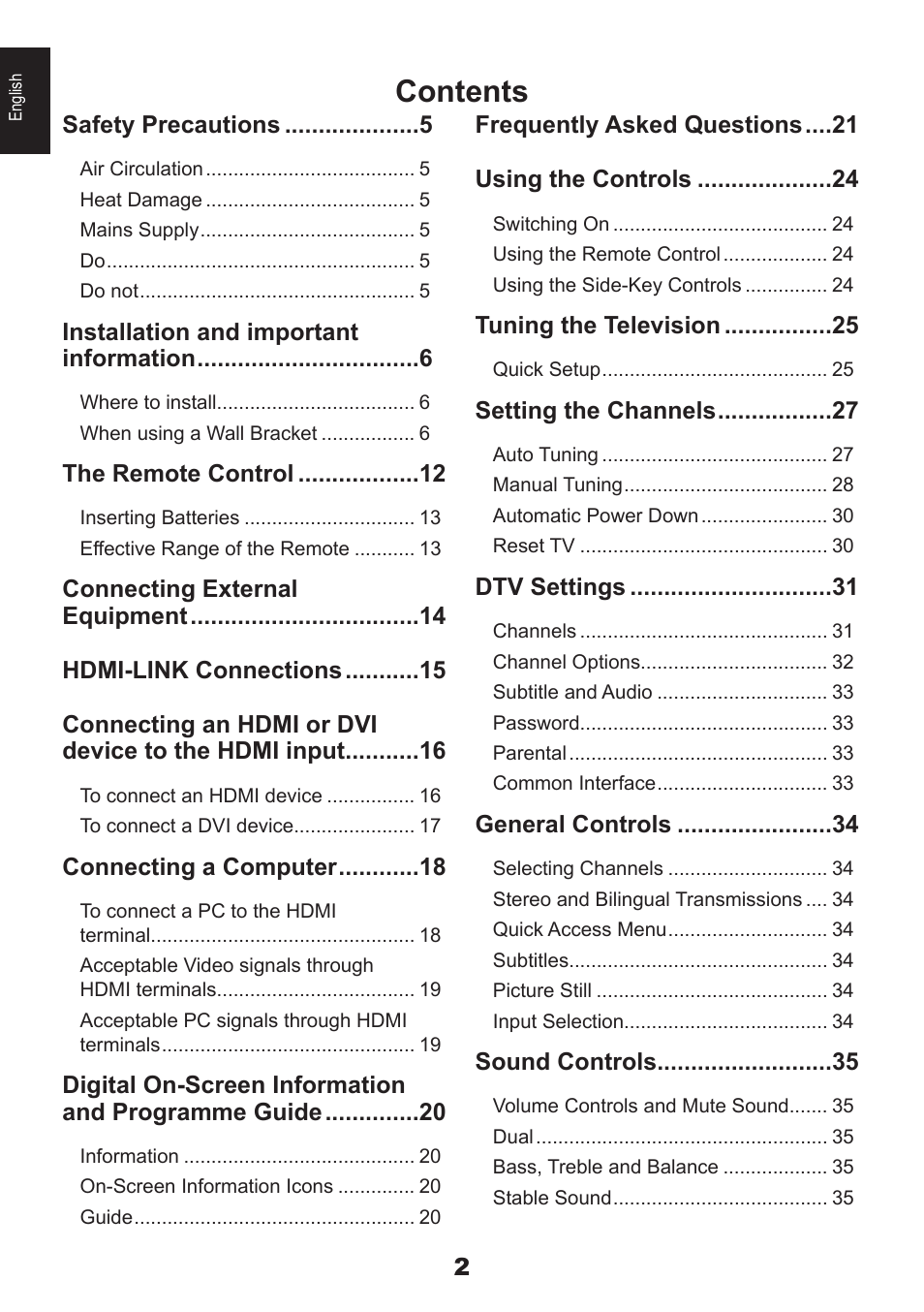 Toshiba DB833 User Manual | Page 2 / 100