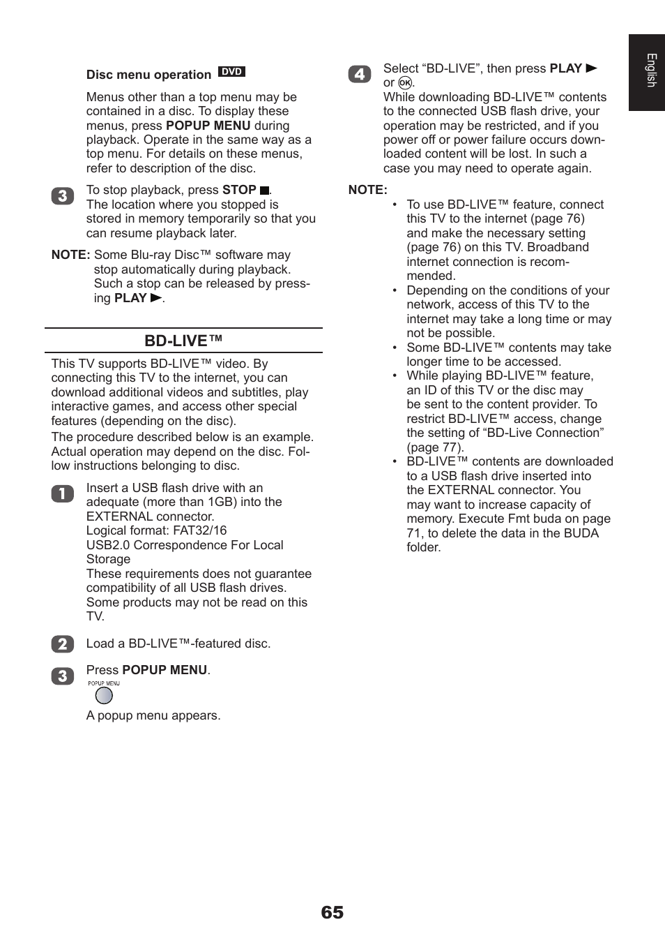 Bd-live | Toshiba DB833 User Manual | Page 65 / 100