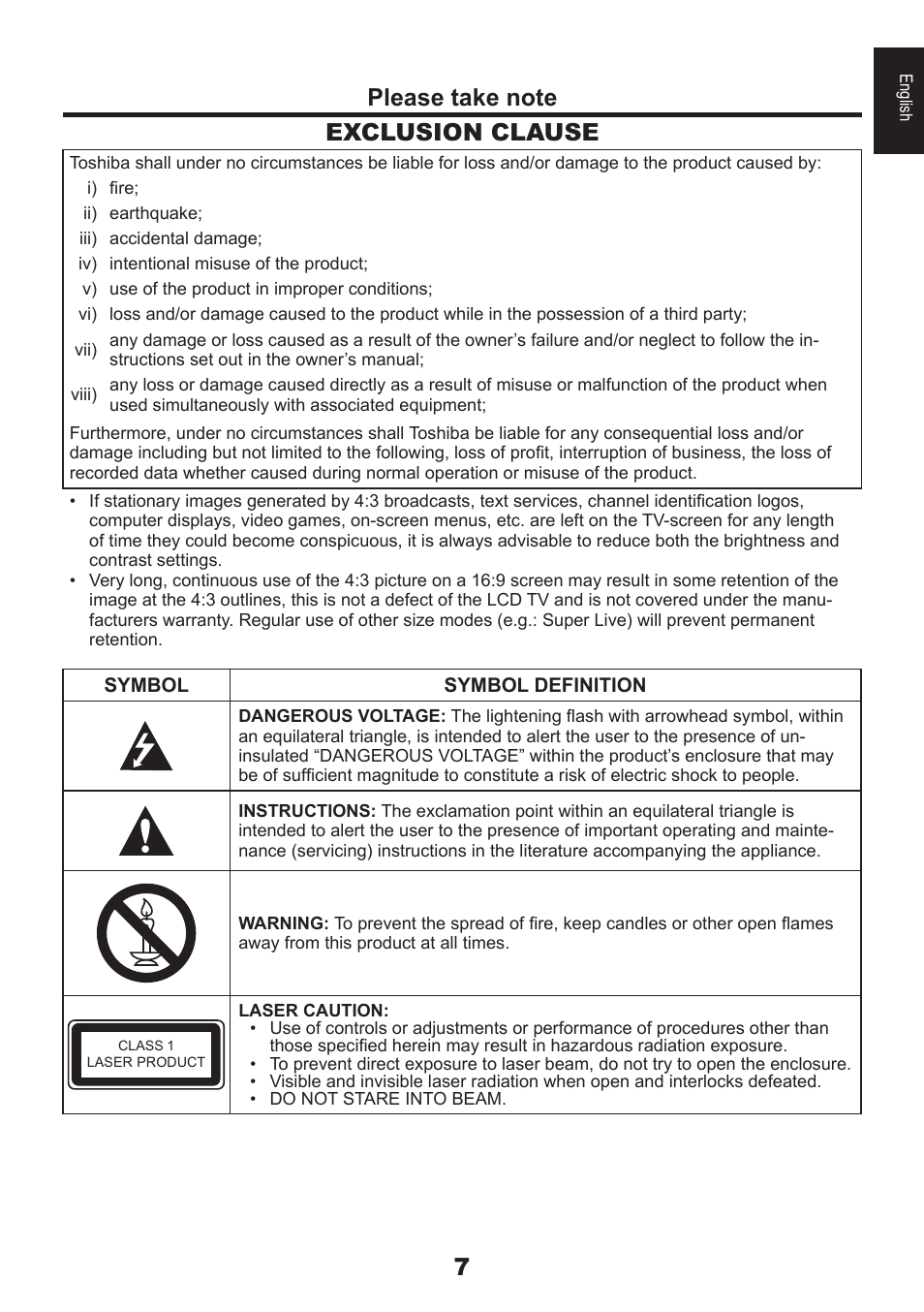 Toshiba DB833 User Manual | Page 7 / 100