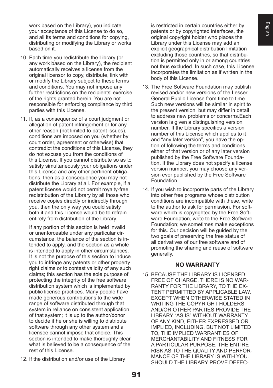 Toshiba DB833 User Manual | Page 91 / 100