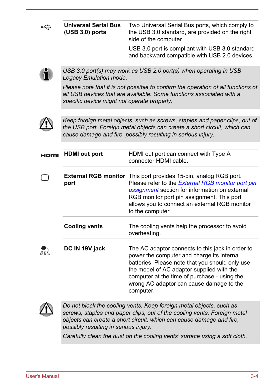 Toshiba Satellite Pro R50-B User Manual | Page 34 / 128