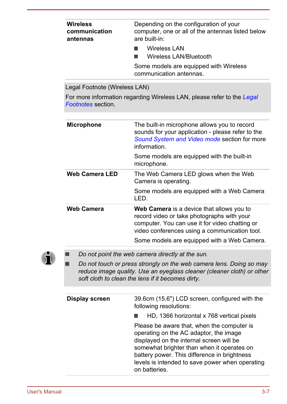 Toshiba Satellite Pro R50-B User Manual | Page 37 / 128