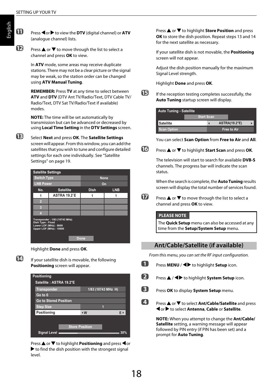 Ant/cable/satellite (if available) | Toshiba ZL2 User Manual | Page 18 / 108