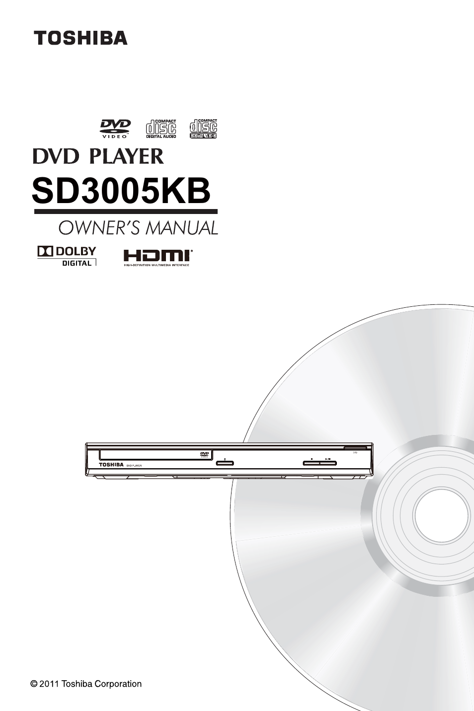 Toshiba SD3005 User Manual | 26 pages
