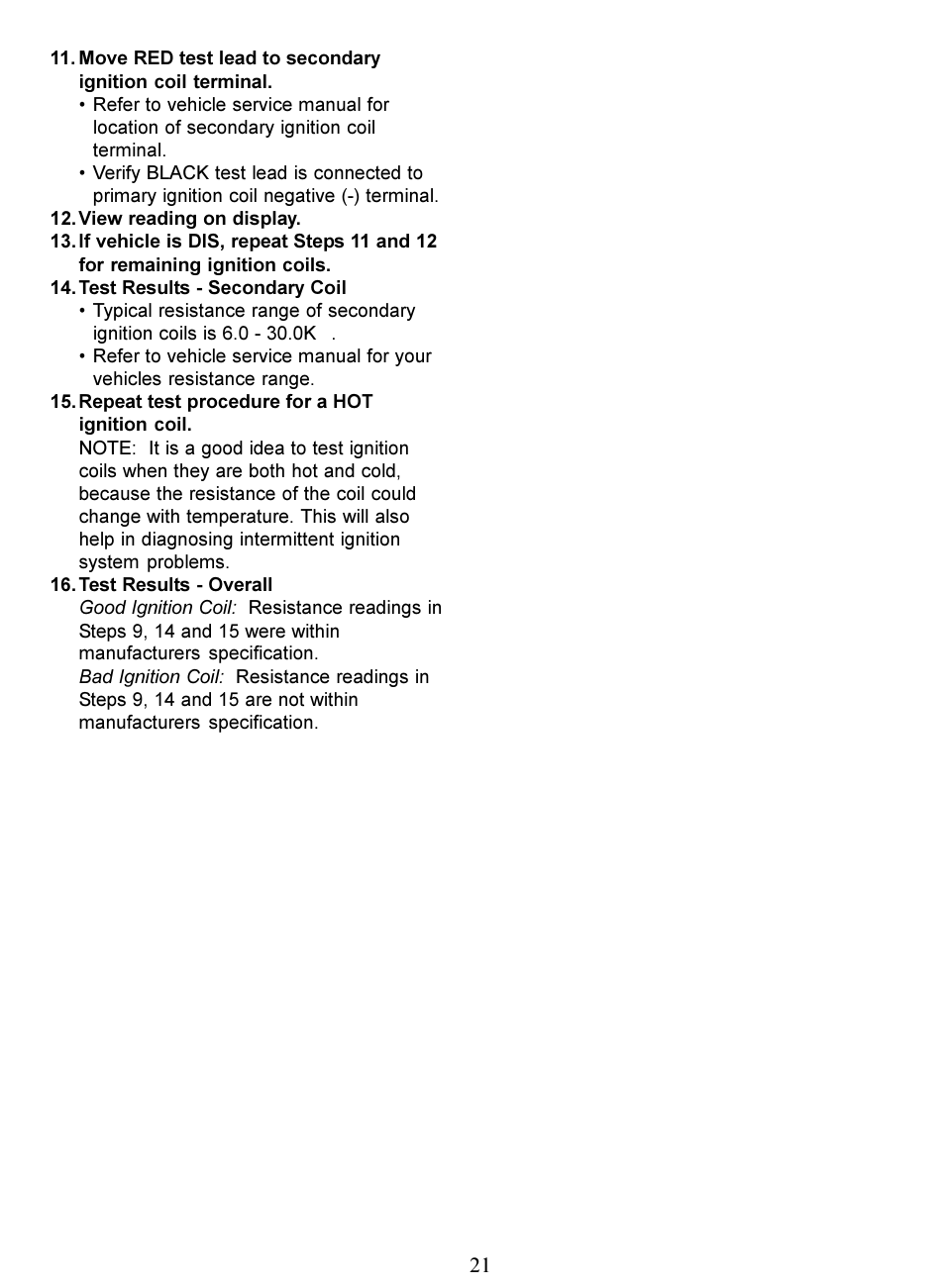 Actron Digital Multimeter CP7676 User Manual | Page 21 / 72