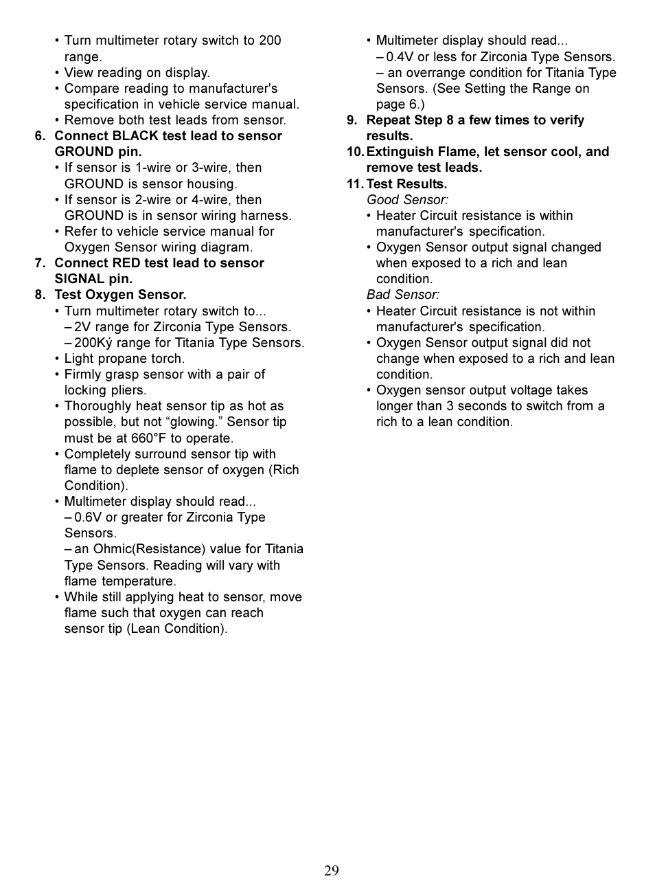 Actron Digital Multimeter CP7676 User Manual | Page 29 / 72