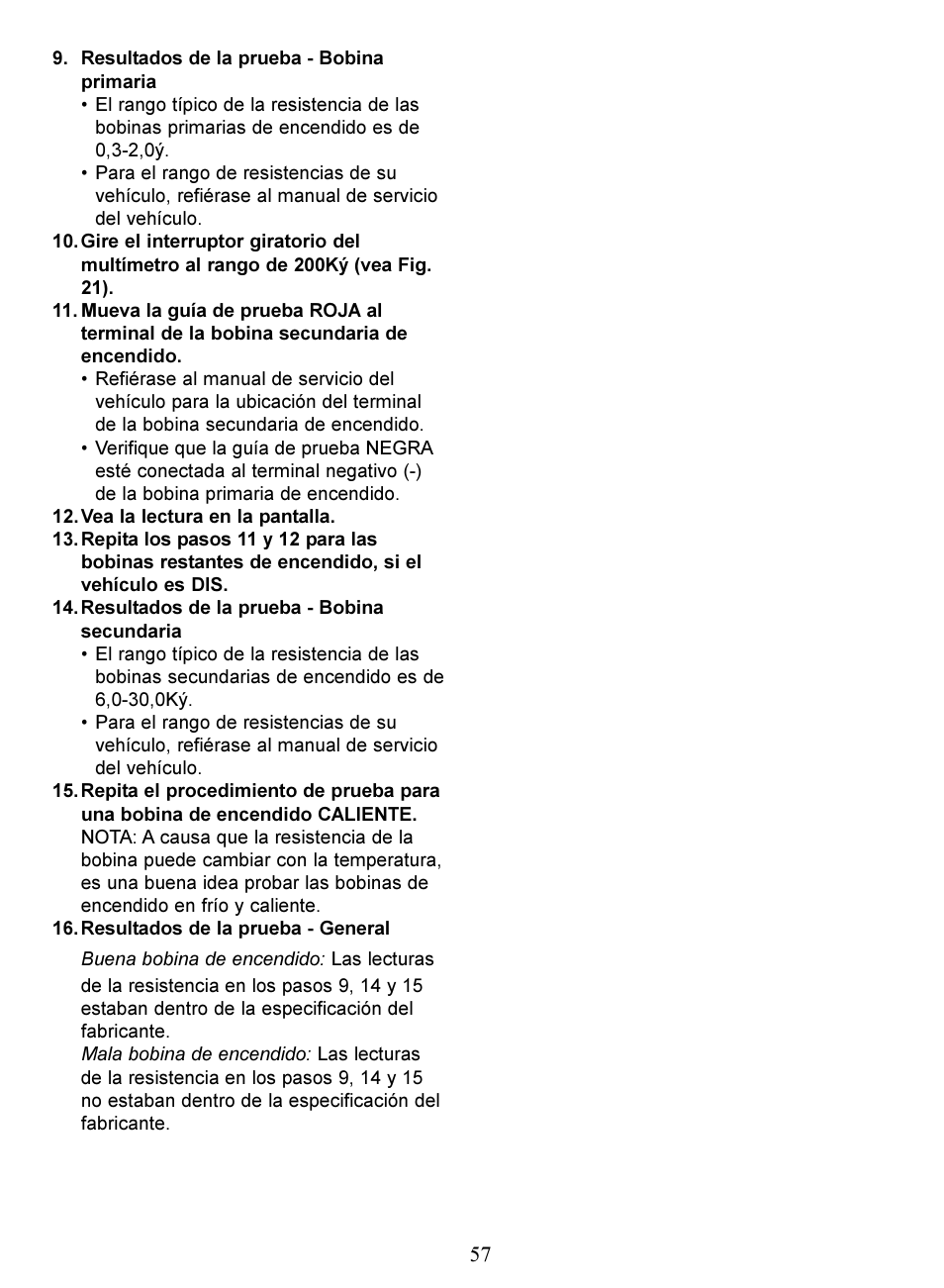 Actron Digital Multimeter CP7676 User Manual | Page 57 / 72