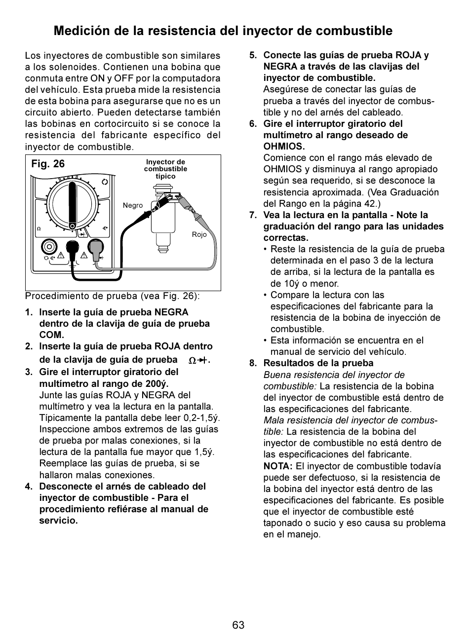 Fig. 26 | Actron Digital Multimeter CP7676 User Manual | Page 63 / 72