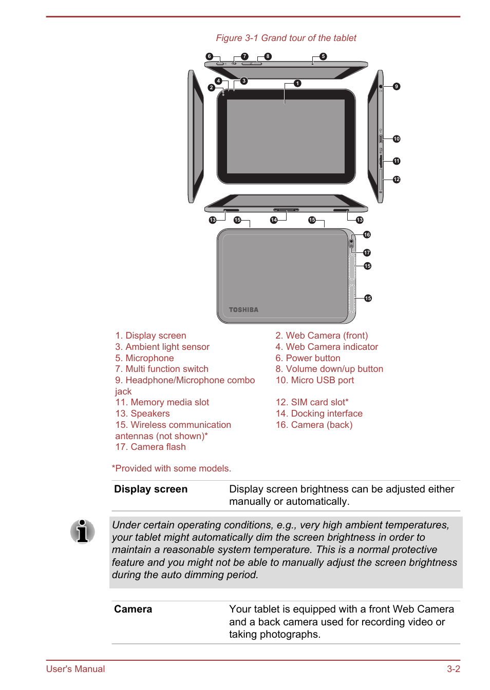 Toshiba AT270 User Manual | Page 15 / 85