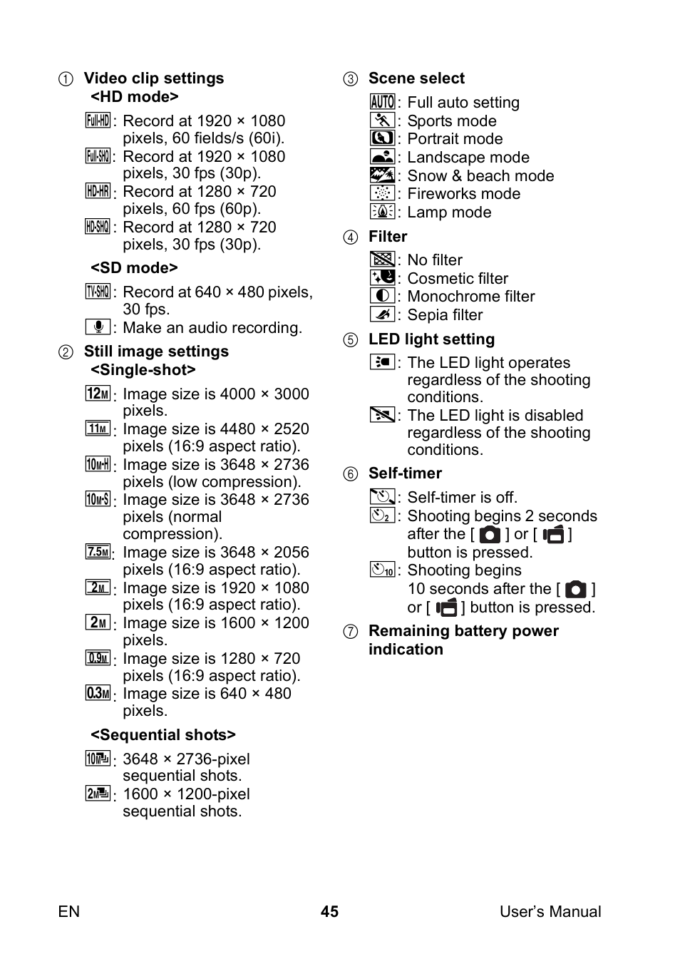 Toshiba Camileo SX500 User Manual | Page 56 / 75