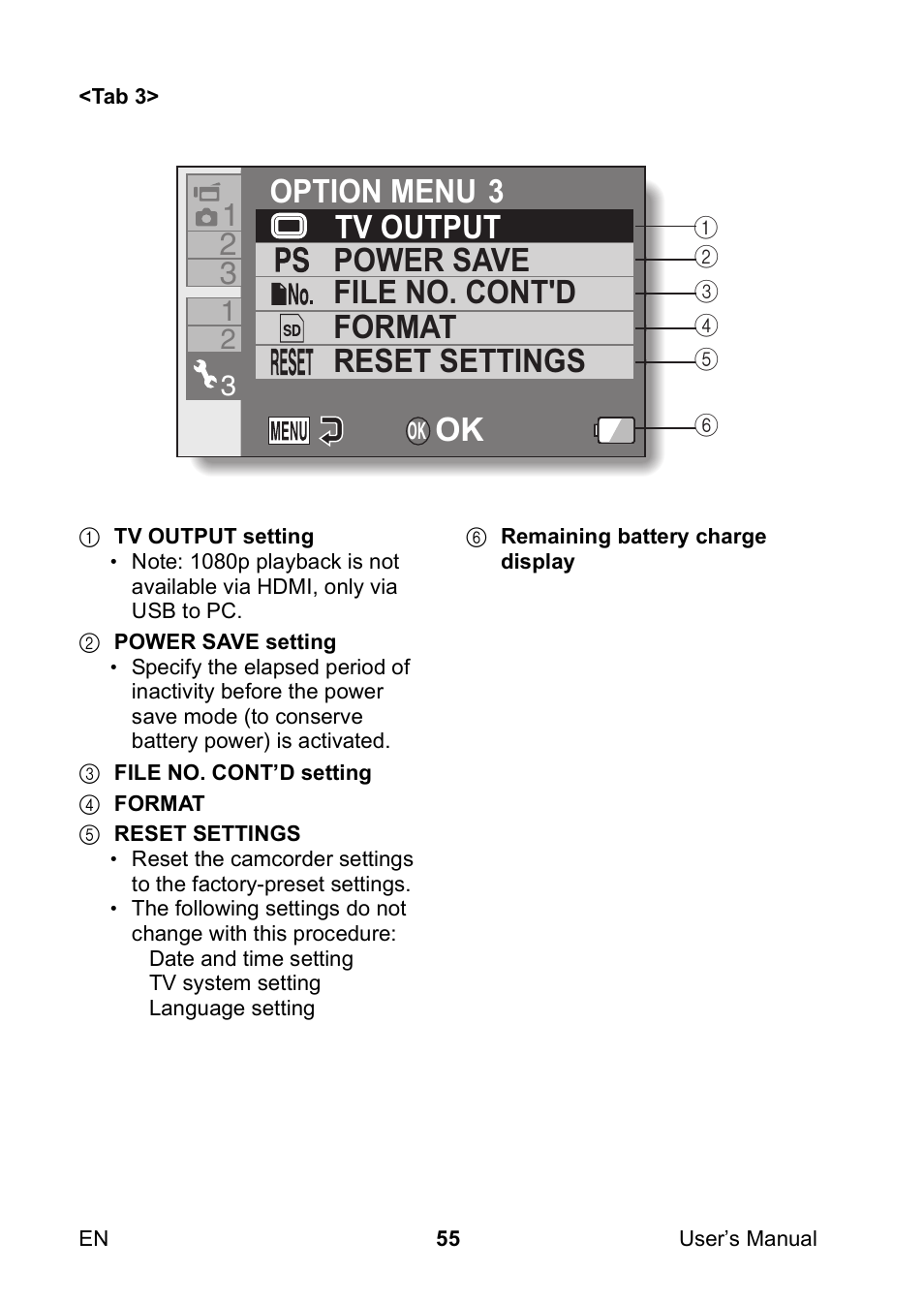 Tv output | Toshiba Camileo SX500 User Manual | Page 66 / 75