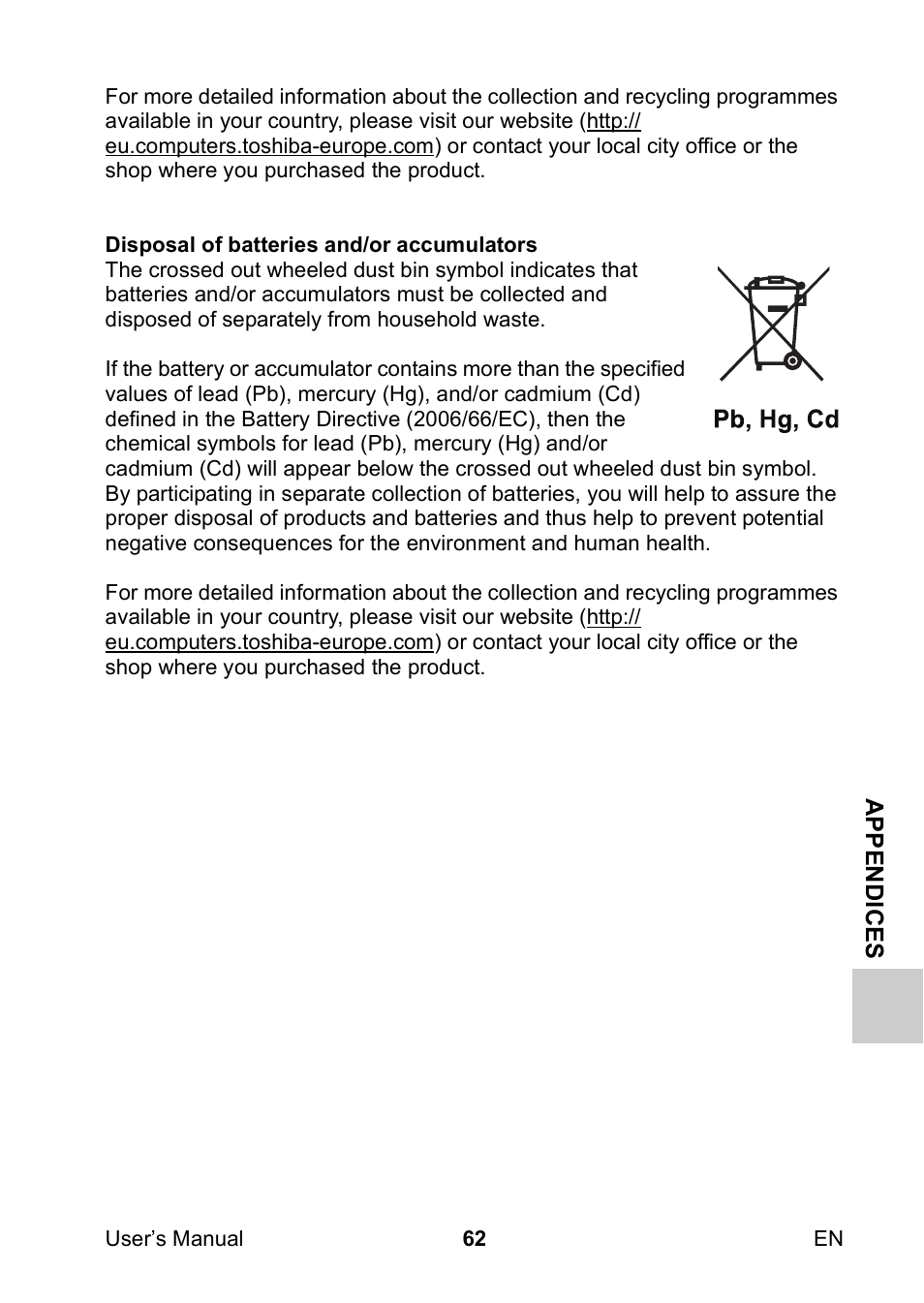 Toshiba Camileo SX500 User Manual | Page 73 / 75