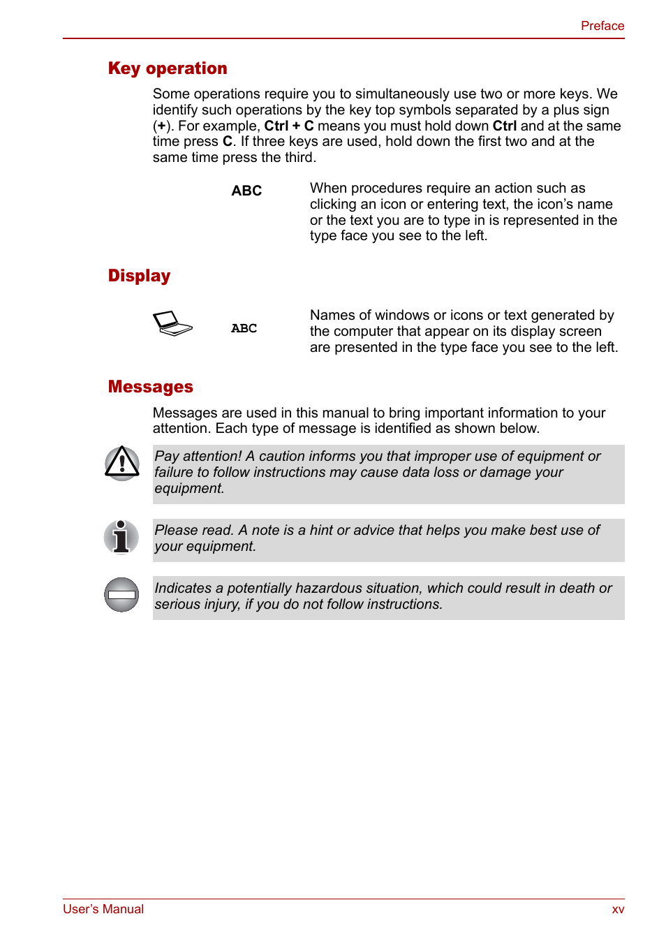 Toshiba Qosmio G20 (PQG21) User Manual | Page 15 / 242