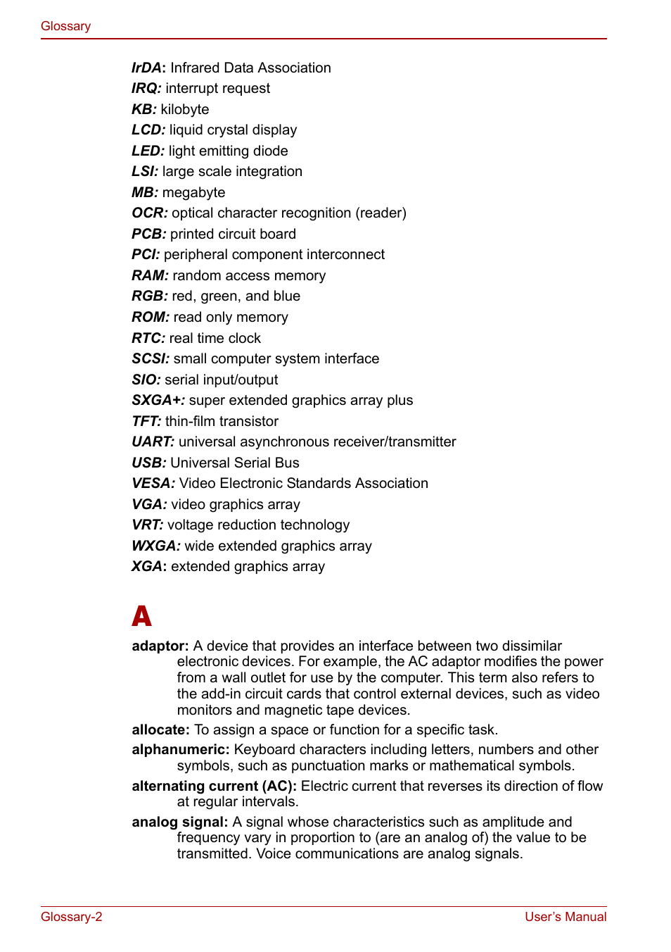 Toshiba Qosmio G20 (PQG21) User Manual | Page 224 / 242