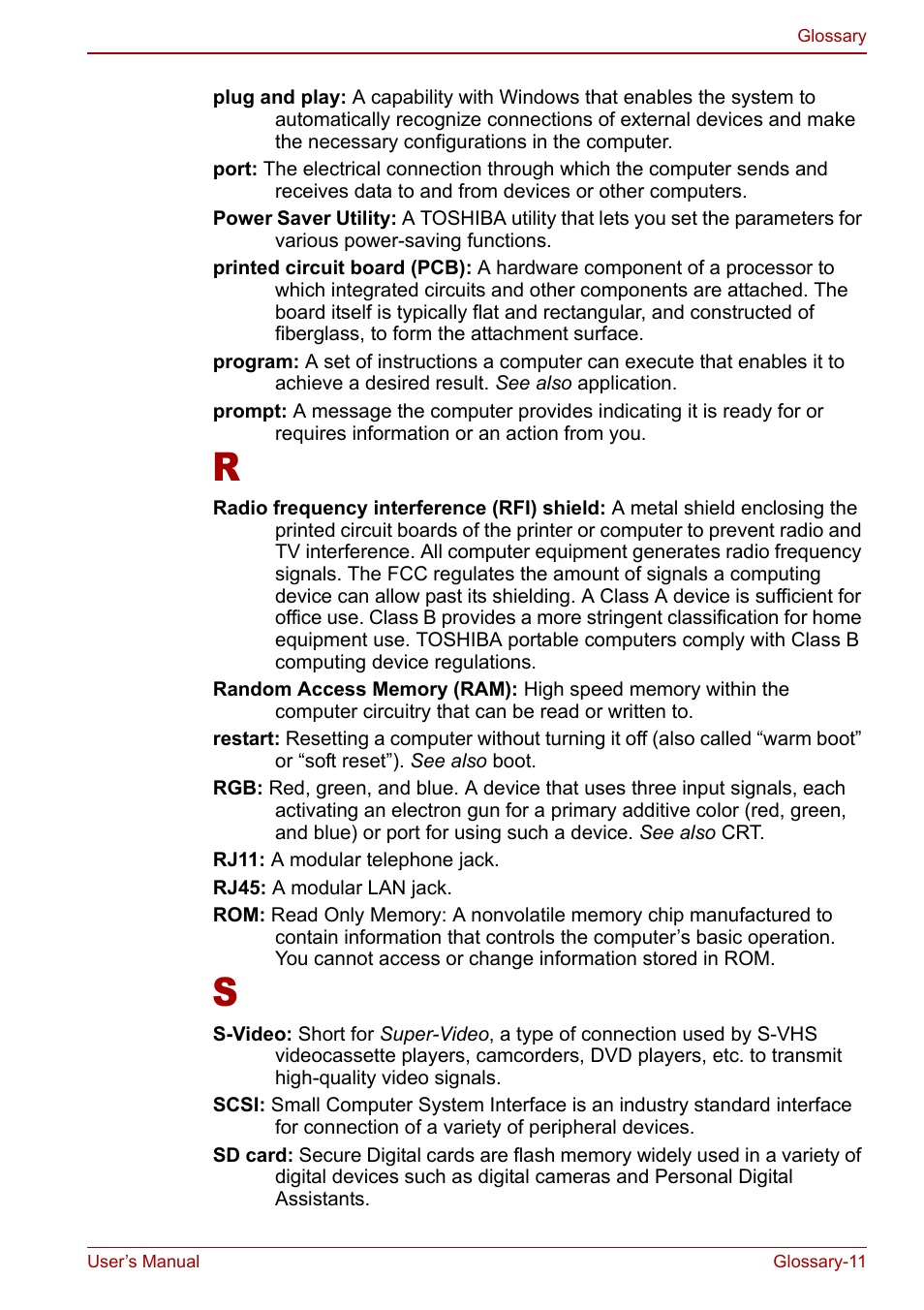 Toshiba Qosmio G20 (PQG21) User Manual | Page 233 / 242